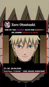 NARUTO learns about JIRAIYA's DEATH 😭