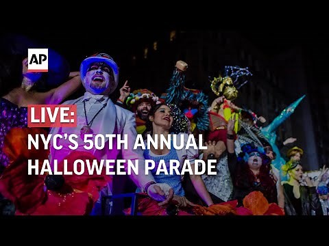 LIVE | New York City’s 50th annual Halloween parade takes place in the West Village