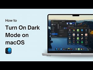 How to Turn On Dark Mode on macOS 26