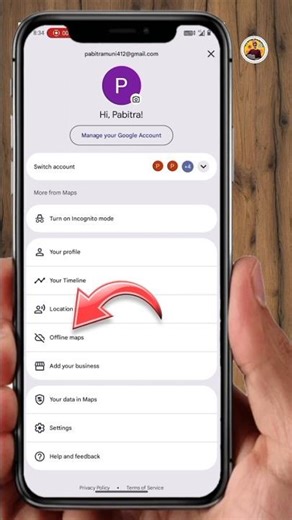 No Internet? Use Google Maps Offline 😱 #shorts