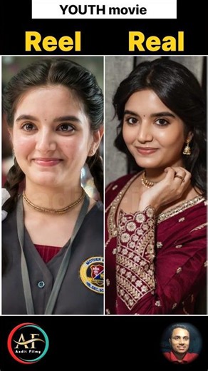 Youth movie all Cast reel vs real 🤩 #youth #youthmovie #love #crush #shorts #viral