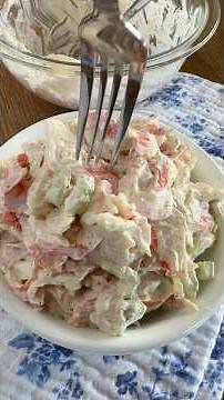 Crab Salad Recipe #saladrecipe #crabmeat #deliciousrecipe