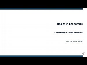 Three Approaches to GDP Calculation