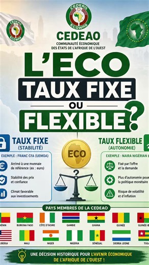 Éco fixe ou flexible : quel régime pour la CEDEAO ?