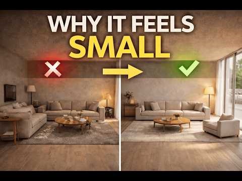 5 Living Room Design Rules That Instantly Make Spaces Feel Bigger