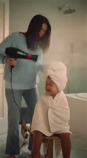 The Hair Dryer Terror #hairdryer #viralshort #funnydog