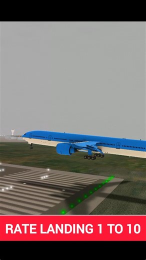 Boeing 777 Butter Landing #shorts #swiss001landing #b777 #airlinecommander #aviation