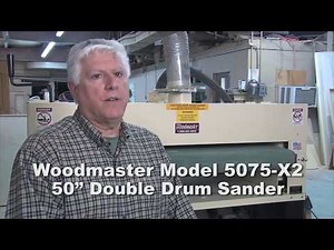 Woodmaster Tools Drum Sander in Action Video with Entrepreneur Dante Grassi
