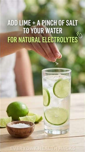 Do you drink lemon or lime water regularly?