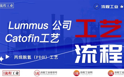 丙烷脱氢制丙烯（PDH）—— Lummus 公司Catofin工艺技术讲解，丙烯是是三大合成材料的基本原料，制作其工艺路线值得一看