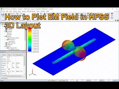 How to Plot EM Field in HFSS 3D Layout