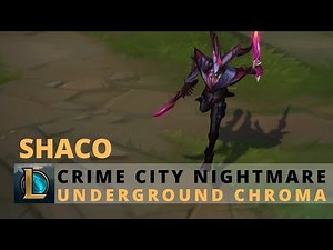 Crime City Nightmare Shaco Event Chroma (Underground) - League of Legends