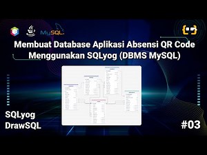 Creating QR Code Attendance Application Database Using SQLyog | MySQL | SQLyog - DrawSQL | Part 3