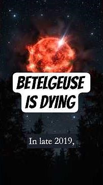 Betelgeuse Is Dying And It Could Explode #space #betelgeuse#fyp