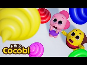 Potty Training Song | Learn Colors with Balloons & Poo | Kids Videos | Hello Cocobi