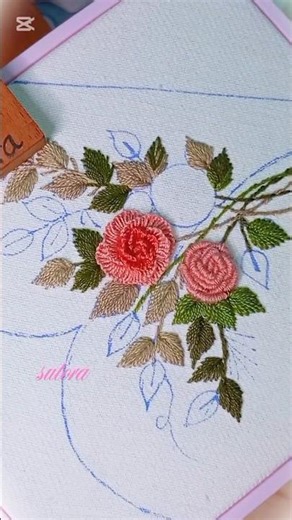 How to Do Billion Knot Stitch | Hand Embroidery Flower Design #shorts #needlework #stitchlover