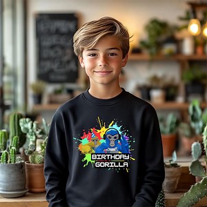 Birthday Gorilla Sweatshirt, Gorilla Tag Hoodie, Gorilla Tag Gift, Youth Gorilla Tag Hoodie, Gorilla Tag Birthday, Youth Gorilla Sweatshirt - Etsy