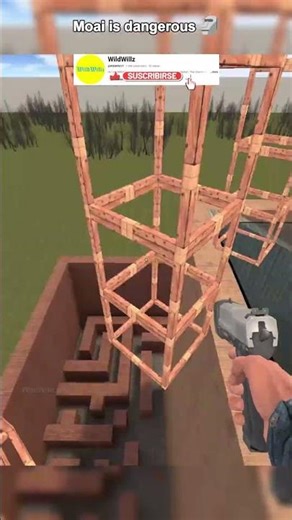 Moai chase 😱🗿 in Garry's Mod | Garry's Mod gameplay #garrysmod #shorts