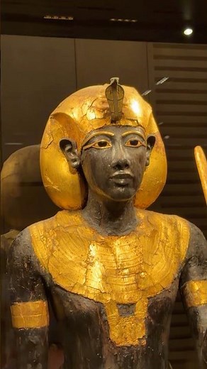 The Guardian of Tutankhamun: Gold, Power, and Eternal Vigilance #egyptianmuseum #pyramidsofegypt