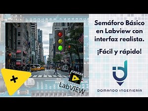 Tutorial de Semáforo en Labview con imágenes y flat sequence | Curso de Labview básico
