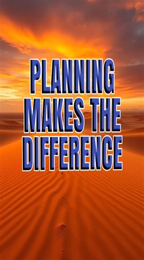 PLANNING MAKES THE DIFFERENCE #stayfocused #motivationalquotes #growthmindset