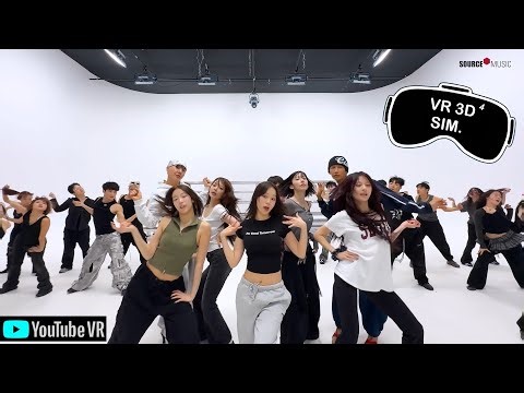[VR] LE SSERAFIM 2025 SBS Dance Practice (Simulated VR 3D)
