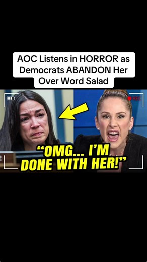 AOC Listens in HORROR as Democrats ABANDON Her Over Word Salad A recent public appearance by Rep. Alexandria Ocasio-Cortez sparked strong reactions after critics labeled parts of her remarks as unclear and controversial. Some members within her own party have reportedly distanced themselves, fueling debate about messaging, unity, and political strategy. Here’s a balanced breakdown of what was said, the responses from fellow Democrats, and why the moment is gaining traction online. #USPolitics #P