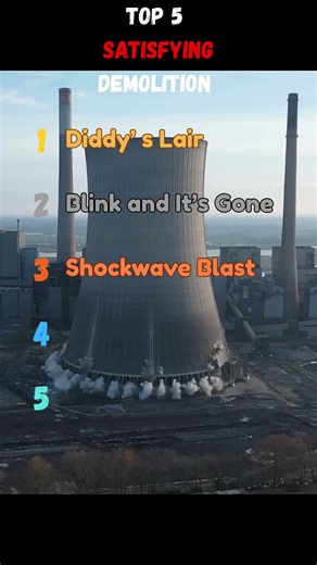 Top 5 Satisfying Demolition Clips #demolition #satisfying #construction