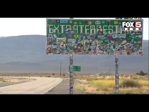 Extraterrestrial Highway sign removed by Nevada Dept of Transportation ahead of Alien event