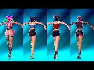 Fortnite The Largest Emote With Hot Beach Girl Skins Thicc 🍑😍😂 Who Won ?