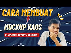 Cara Cepat Membuat Mockup Kaos di Affinity Designer (Pemula Wajib Coba!)