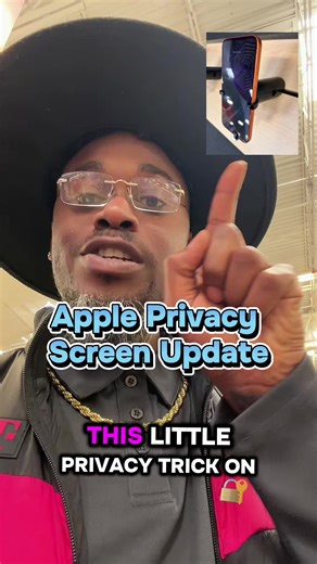 Apple Privacy Screen Update