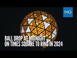 Ball drop at midnight on Times Square to ring in 2024