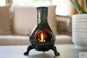 Rustic Ceramic Chiminea: Boho Candle & Incense Holder for Garden, Patio, Cottagecore Decor - Etsy