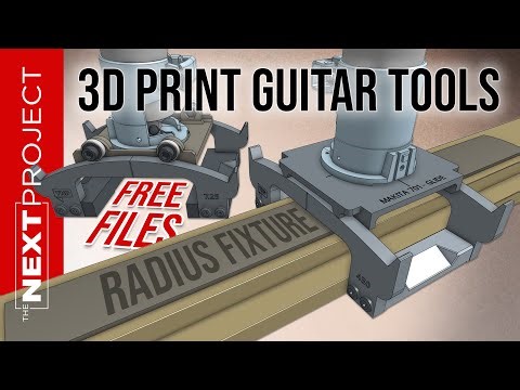 Fingerboard Radius Fixture - 3D Printing Guitar Project Tools Ep3