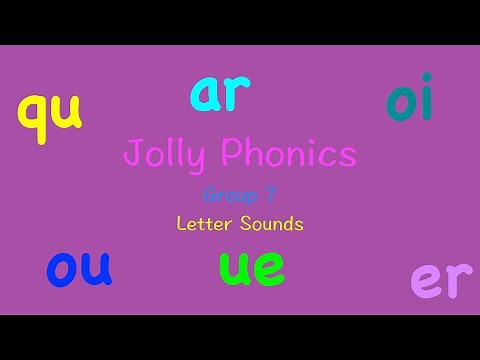 Jolly Phonics Group 7【Letter Sounds】
