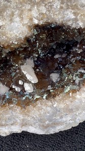 21K views · 498 reactions | #geode #rocks #calcite #missouri #iowa #pink #brown #uv #blacklight #oddlysatisfying | KeokukGeodes | Facebook