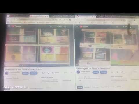 Letter songs by ABC mouse all played at once