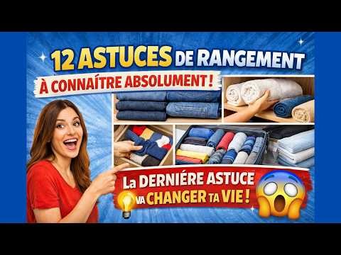12 astuces de rangement INCROYABLES que PERSONNE ne t’a apprises 🤯
