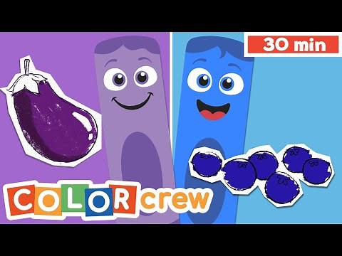 Toddler Learning Videos w Color Crew - 30 minutes | @BabyFirst Learn Colors, ABCs, Rhymes & More ​