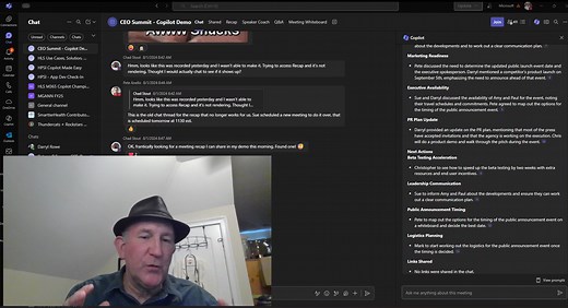 Super Prompt for Meeting Recaps with Copilot