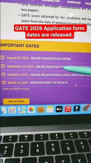 GATE 2026 Application Form📃 | GATE 2026 Form Fill Up #gate2026 #gate2026applicationform #gateexam