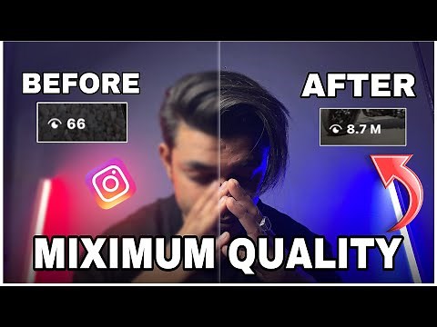 "How to Upload Crisp & Clear Reels on Instagram in 2025 | Ultimate Guide!" ( HD QUALITY ) 😱