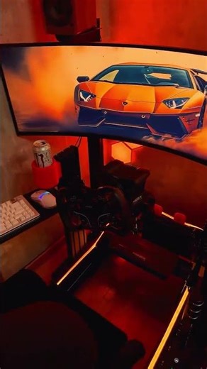 Ultimate Sim Racing Setup 🏎️🔥 Real Driving Feel #shorts