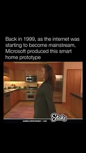 The concept of a smart home has existed for years. In 1999, when the internet was gaining popularity, Microsoft created a brief video showcasing the features and technology of a future connected smart home. | Historyinmemes