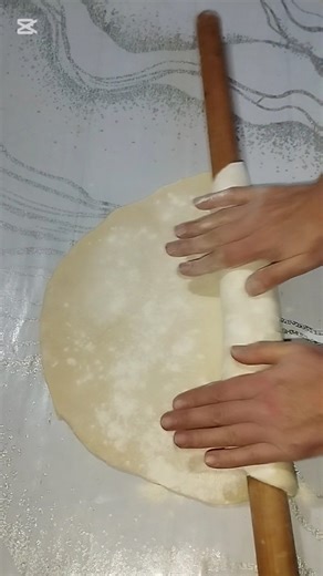 Handmade Dough Rolling | Simple Home Bread Preparation