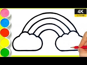 #rainbowdrawing How to draw a rainbow drawing step by step || rainbow drawing special for beginners.