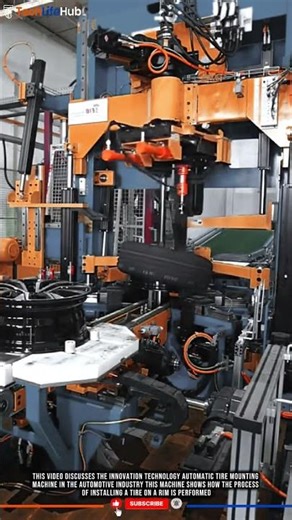 Innovation Technology Automatic Tire Mounting Machine: Precision for the Automotive Industry #tech