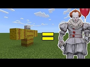 How to Summon IT ( Pennywise ) - Minecraft