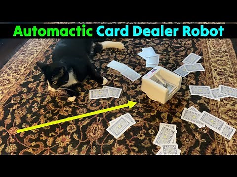 Most Compact AUTOMATIC Card Dealer Robot Yet! 🔷 Gadgetify